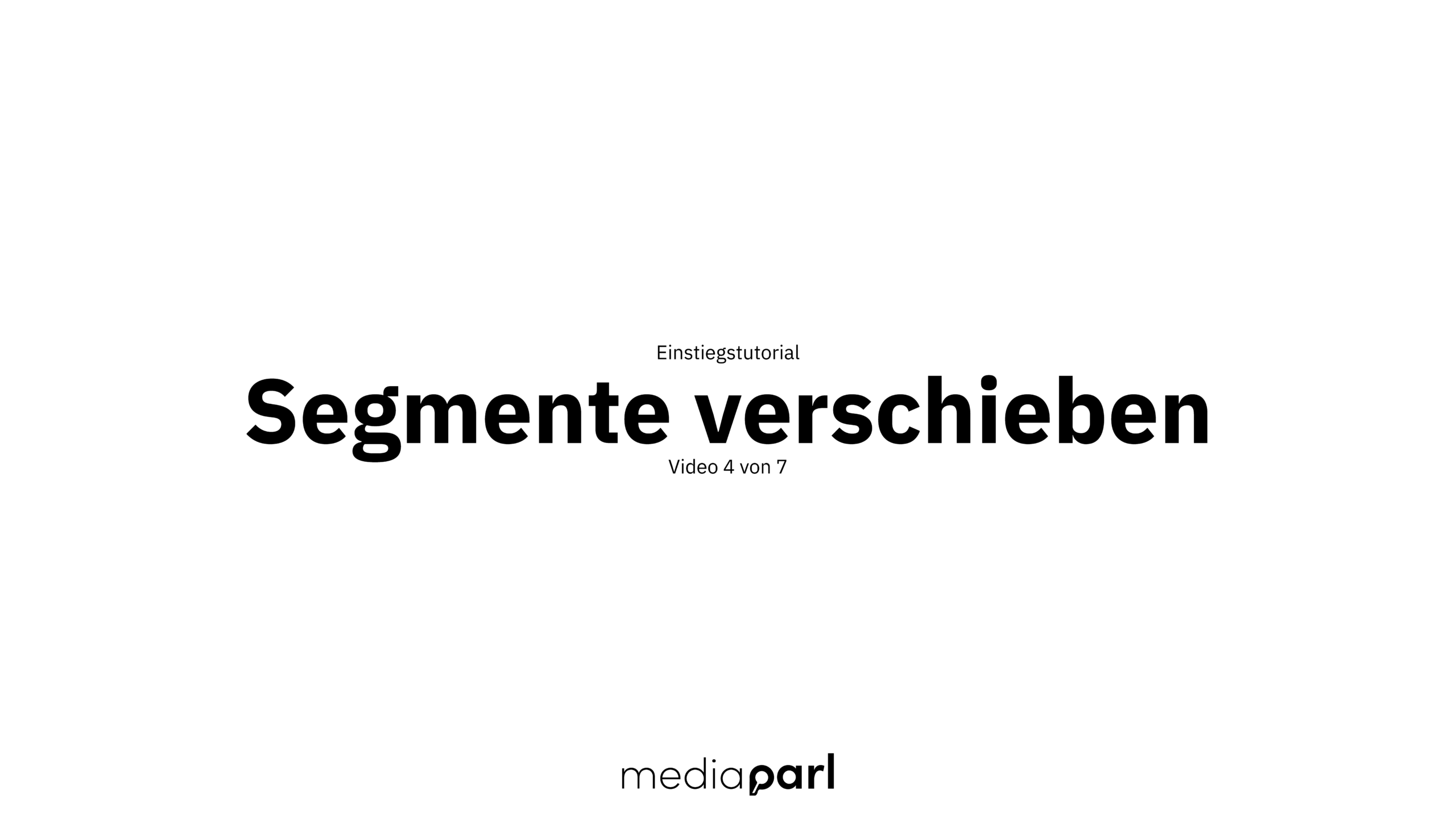Segmente verschieben