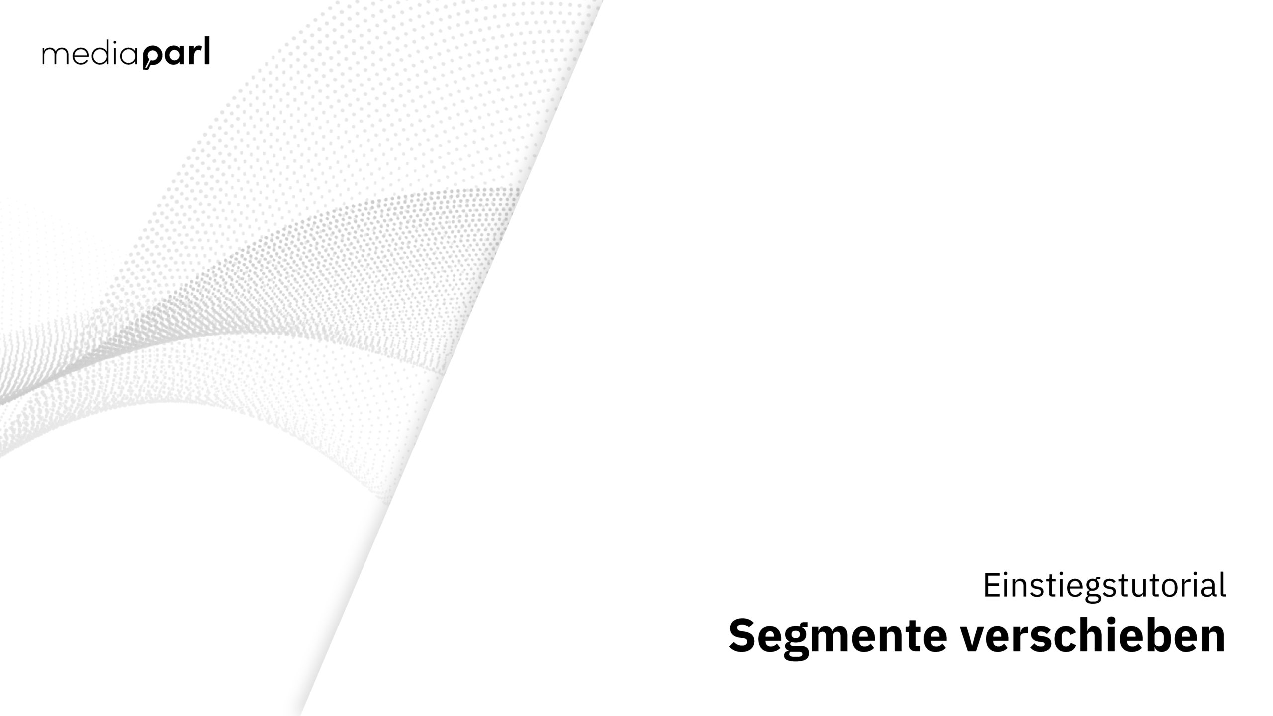 Segmente verschieben